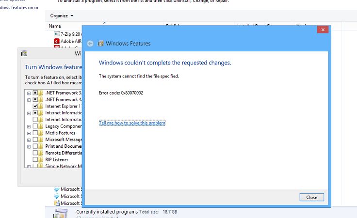 Error 0x80070002 When Adding Windows Features - Best Gradient Arts in 4K
