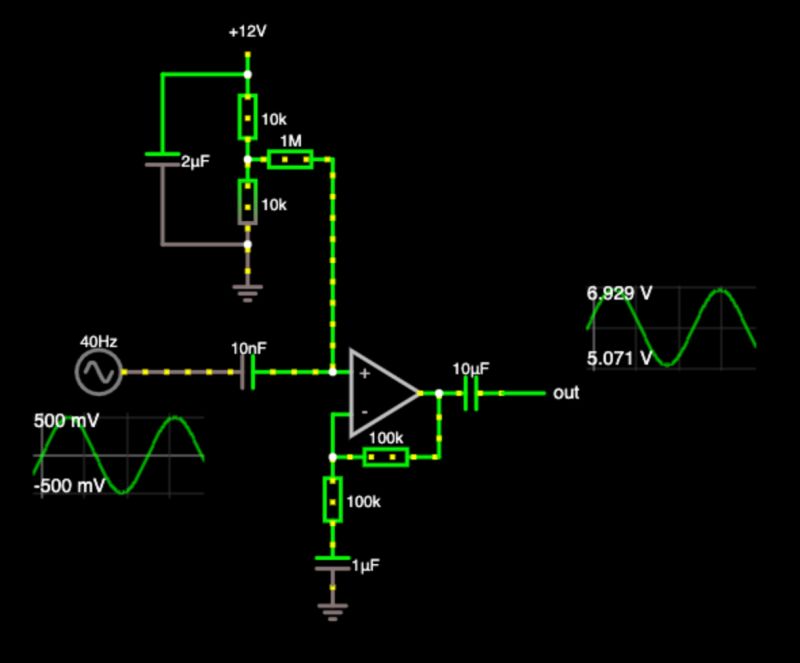 Low Frequency Level Shifting Using Single Supply Opamp Electrical - Light Photo Collection - Mobile Quality