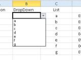 Excel Create Drop Down List Using A Formula Without Data Validation