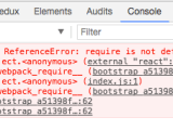 Javascript Webpack Uncaught Referenceerror Require Is Not Defined