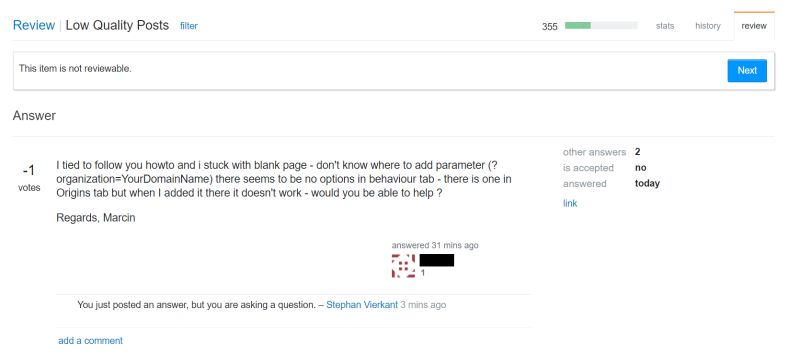 Option For Deletion Not Available In Low Quality Posts Review Queue - Landscape Picture Collection - Mobile Quality