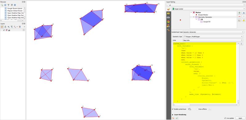 Qgis Aggregate Points Inside Polygons Geographic Information - Geometric Designs - Gorgeous Desktop Collection
