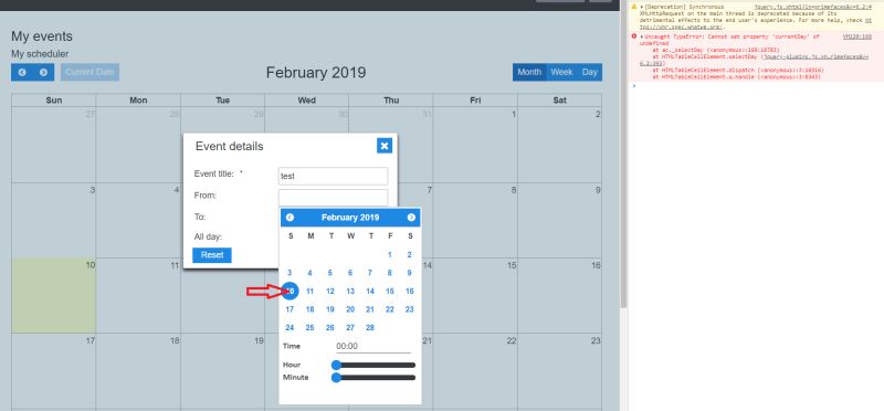 Schedule Primefaces Looks Bad Stack Overflow - Best Minimal Illustrations in Retina