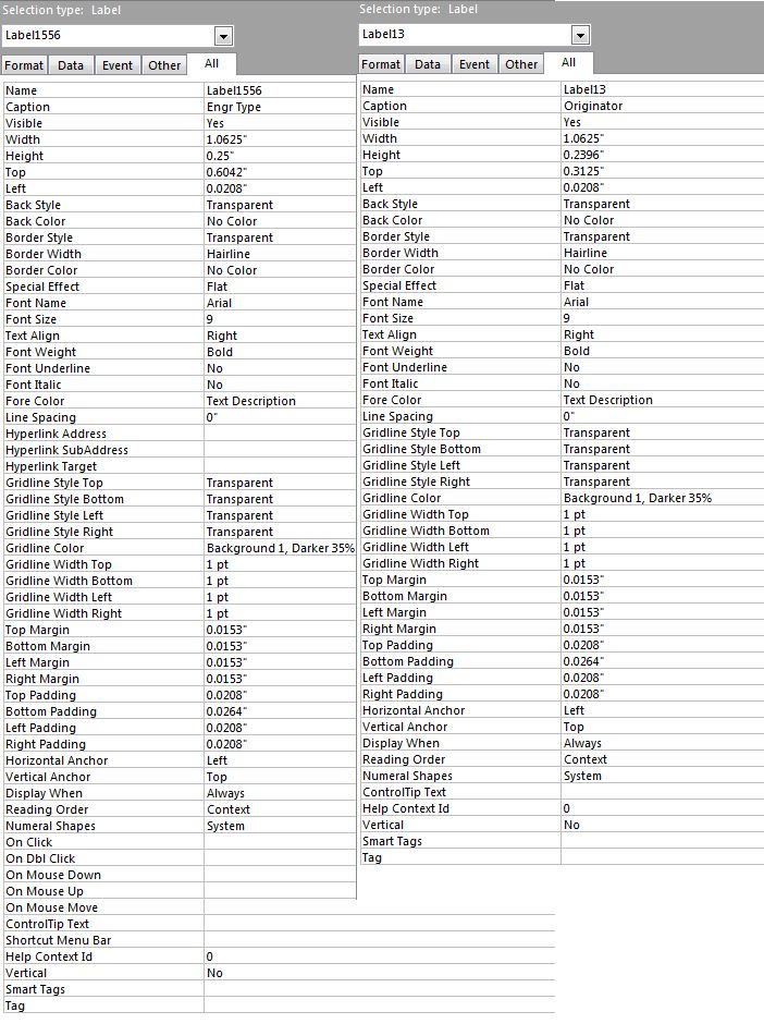 Vba Access Label Controls Have Different Properties Listed How Can - Best Colorful Arts in Ultra HD