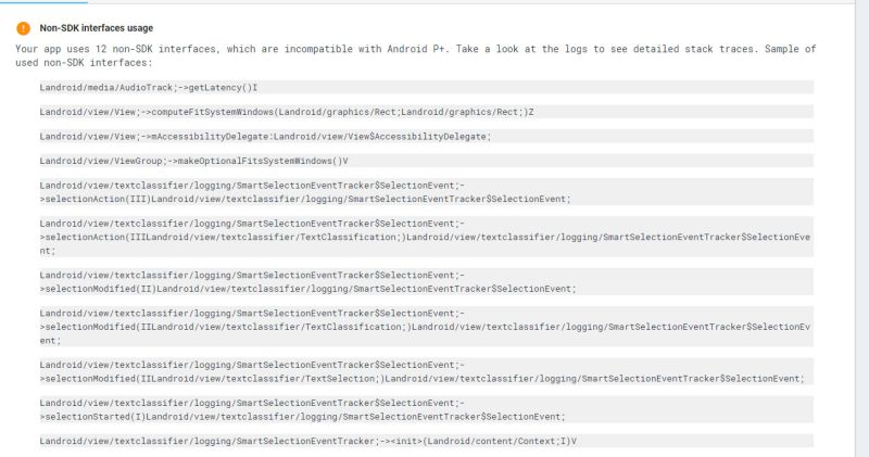 Restrictions On Non Sdk Interfaces Platform Android Developers - Best Landscape Designs in Full HD