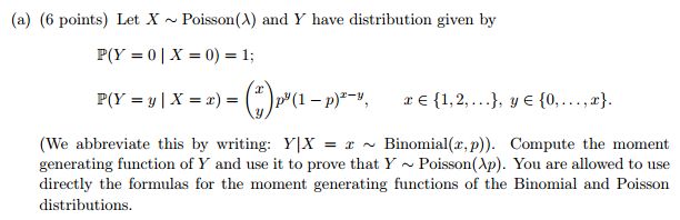 Let X Has A Poisson Distribution With Mean I Prove That The Moment Generating Function Of - Premium Space Texture Gallery - HD