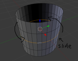 oval object cylinder rotate loop blender edge shape highlighted edges horizontal problem everyone hi