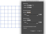 Editing The Size Of Rectangular Grid Tool In Adobe Illustrator Cs6