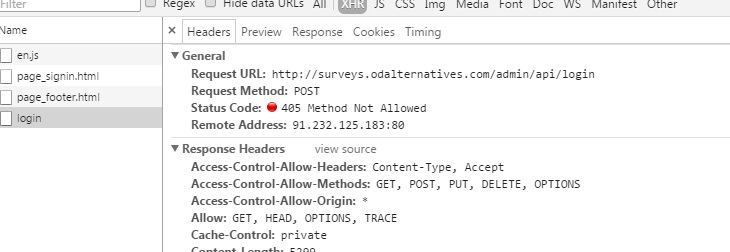 image Http Error 405 Method Not Allowed stack overflow