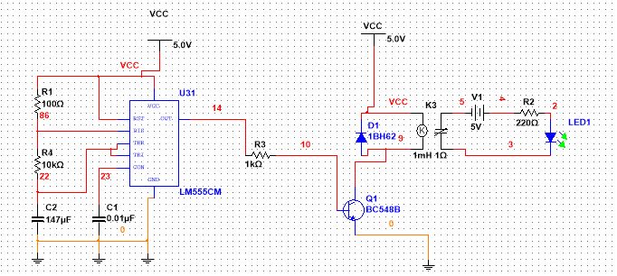 Relay Toggle Circuit Using A 555 Timer Diy Electronics Circuit - Mobile Geometric Designs for Desktop