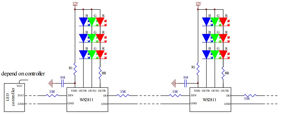Impedance Matching Resistor For Ws2811 Electrical Impedance Matching Resistor For Ws2811 Electrical