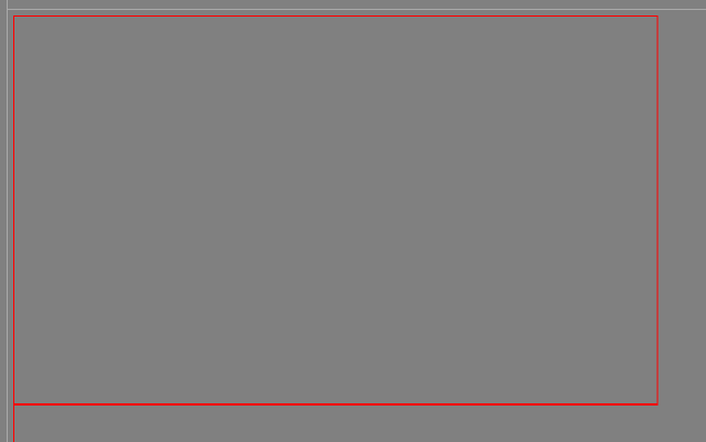 An outline of a red rectangle. There is no image contained within it.