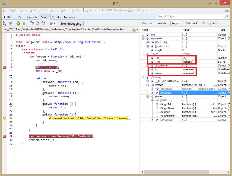 Security Exposing Private Variables In Javascript Stack Overflow - Best Vintage Illustrations in Retina
