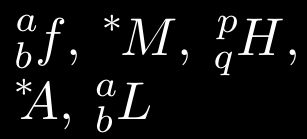 Left And Right Subscript Superscript Tex Latex Stack Exchange - Download Artistic Minimal Photo | Retina