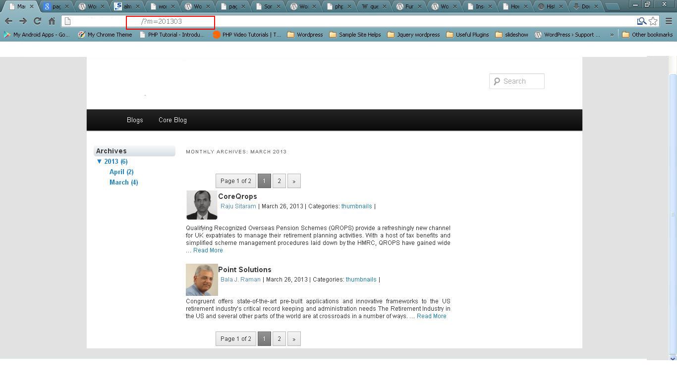 You may add it to individual posts or use it as a way to arrange blog category pages in a . Pagination In Custom Archive Php Page Stack Overflow