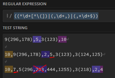 I tried this in regex101 and underlined the numbers i would like to match and x on the one that should not