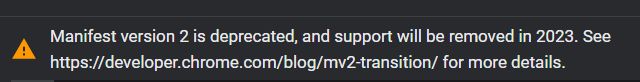Google Chrome Error Manifest Version 2 Is Deprecated And Support - Desktop Gradient Pictures for Desktop