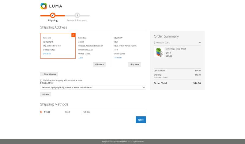 Magento2 How To Move Billing Address To Below Shipping Address Form - Nature Patterns - High Quality Retina Collection