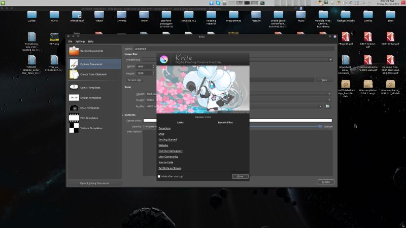 Linux Mint 18 2 Krita Window Missing Maximize Button And Can T Resize - Premium Dark Pattern Gallery - Mobile
