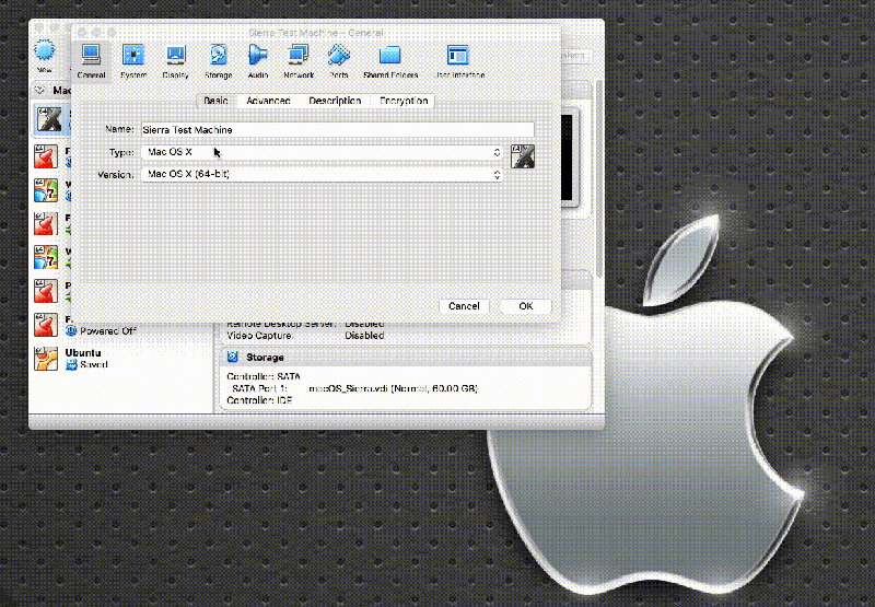 Virtualization Install Macos Sierra On Virtualbox Ask Different - HD City Designs for Desktop