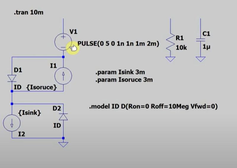Simulation Ltspice Dynamic Power Voltage Slew Rate Controlled - Gradient Texture Collection - 4K Quality