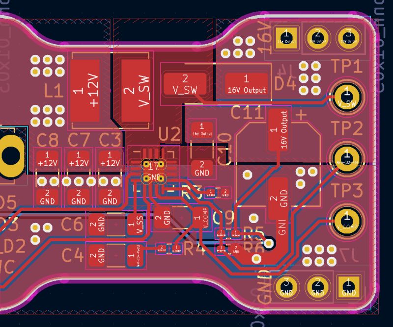 Power Supply Boost Converter Ringing Electrical Engineering Stack - Modern Vintage Art - Mobile
