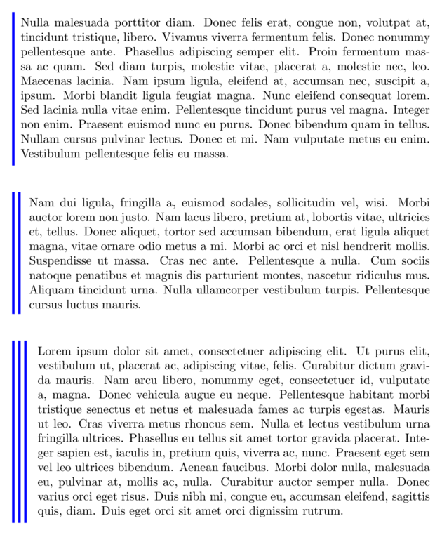 Multiple Left Margin Bars Using Mdframed Package Tex Latex Stack - Dark Photo Collection - 4K Quality