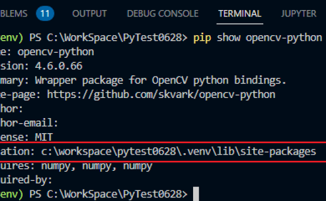 Python Modulenotfounderror No Module Named Cv2 Only In Vscode Theme Loader