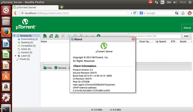 Command Line How To Install Utorrent V3 3 On 14 04 Ask Ubuntu