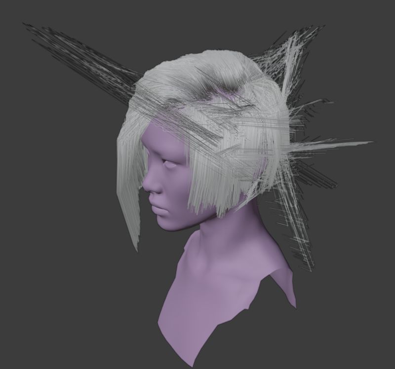 Problems With Hair Particles Blender Stack Exchange - Download Incredible Abstract Pattern | Desktop