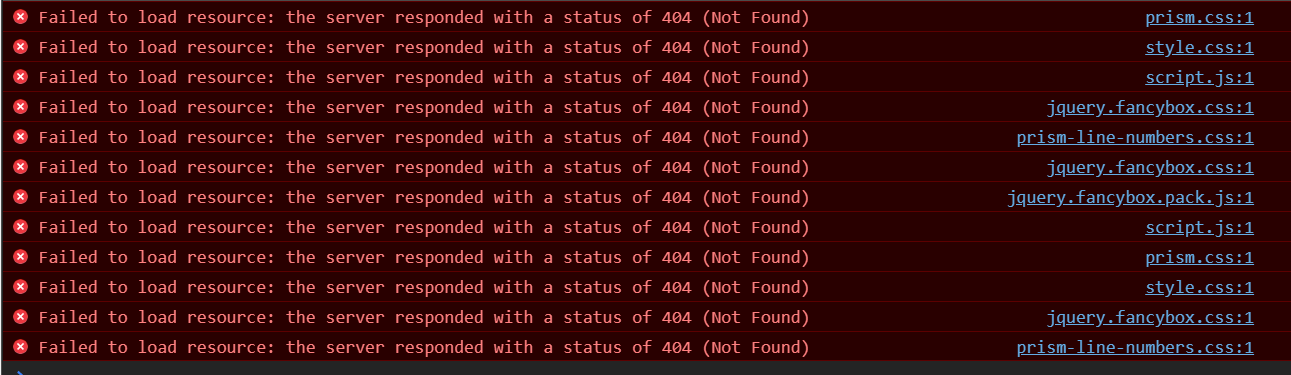 Hexo Deploy Finding Js And Css Can T Be Loaded Stack Overflow