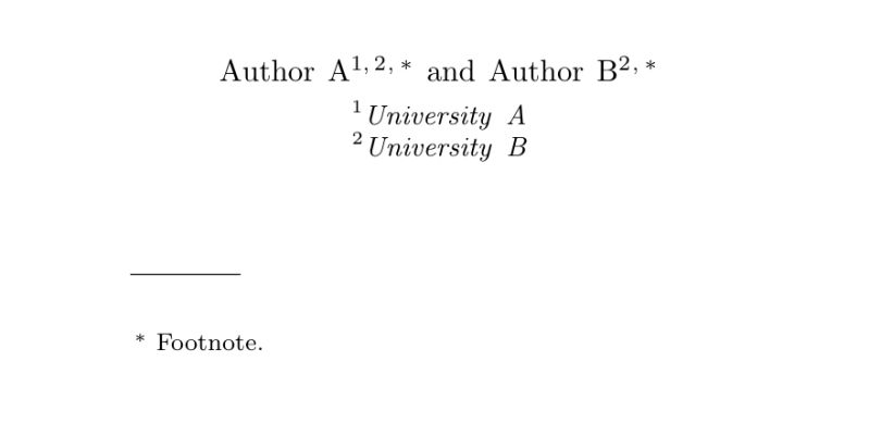 Footnotes Using Revtex For Conference Procedeeng Tex Latex Stack - Mountain Photos - Amazing Mobile Collection