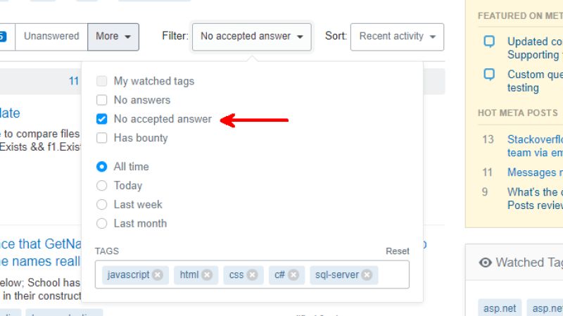 Custom Question Lists Is Available For Testing Meta Stack Exchange - Best Landscape Photos in Mobile
