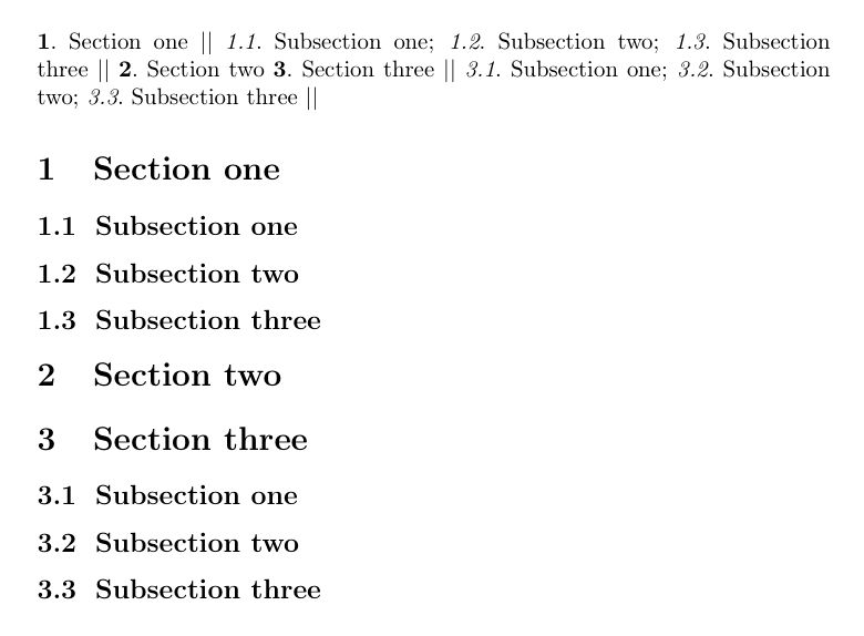Inline Table Of Contents Greatly Improved Html Documentation - Best Landscape Designs in HD