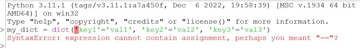 Error thrown by IDLE