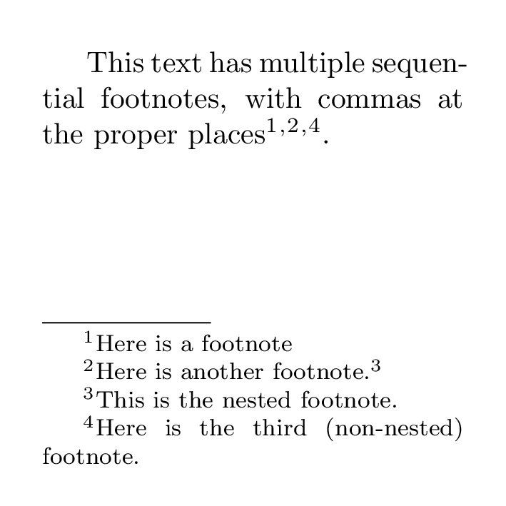 Footnotes Comma Delineation Of Consecutive Endnotes Tex Latex Stack Exchange - 8K Colorful Photos for Desktop