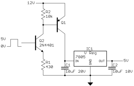 Bc547 Bc548 With 5v At Base Can T Control 12v At Collector