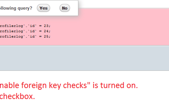 Sql How Can I Temporarily Disable A Foreign Key Constraint In Mysql 