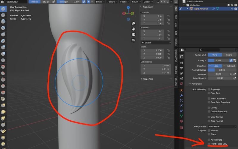 Artifacts Sculpting Problems Not Enough Faces Blender Stack Exchange - Desktop Ocean Illustrations for Desktop