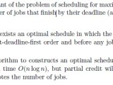 Algorithms Finding An Optimal Schedule Dynamic Programming
