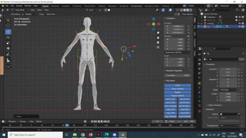Animation Moves Armature Blender Stack Exchange - Desktop Space Wallpapers for Desktop