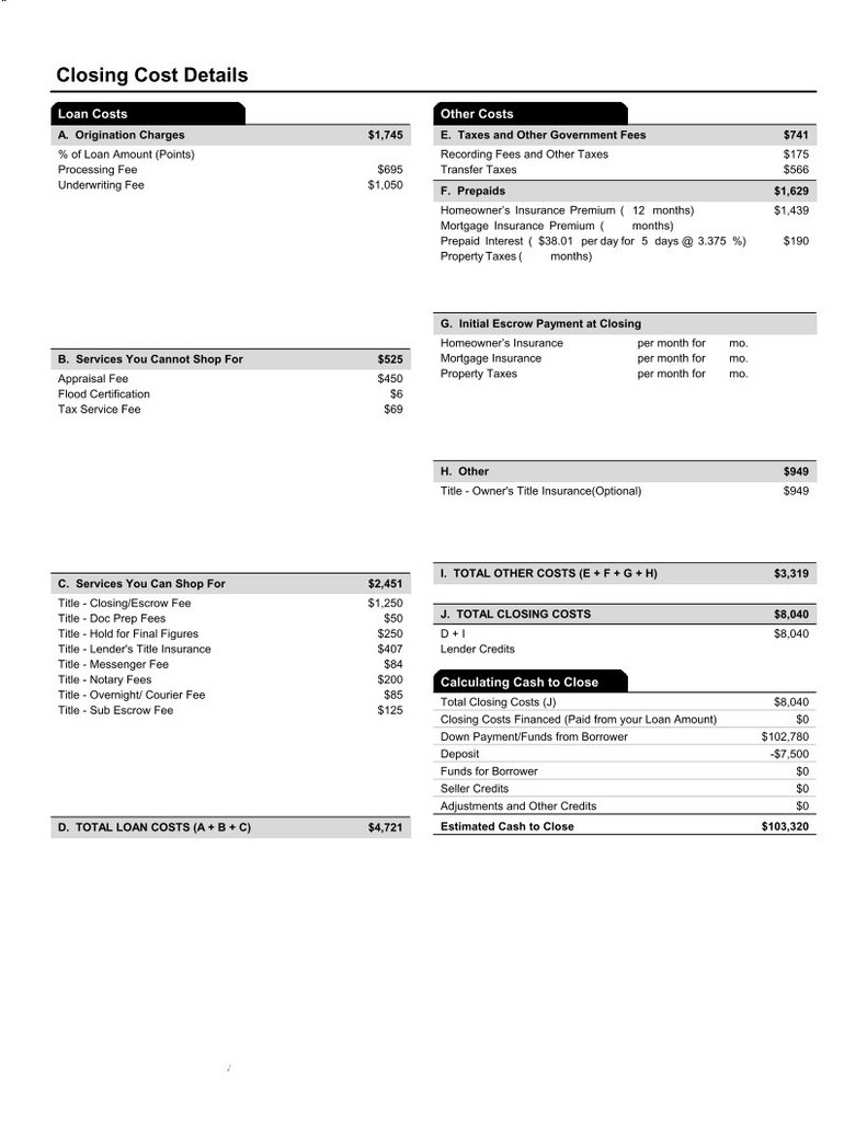 How To Read A Loan Estimate Sheet Rapid Home Loan Corp - 8K Landscape Textures for Desktop
