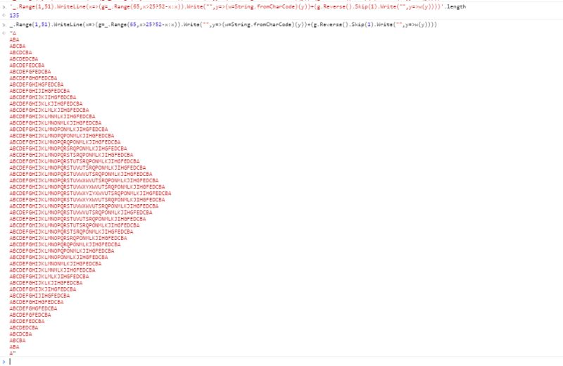 Code Golf Alphabet Triangle Code Golf Stack Exchange - Creative Landscape Background - 8K