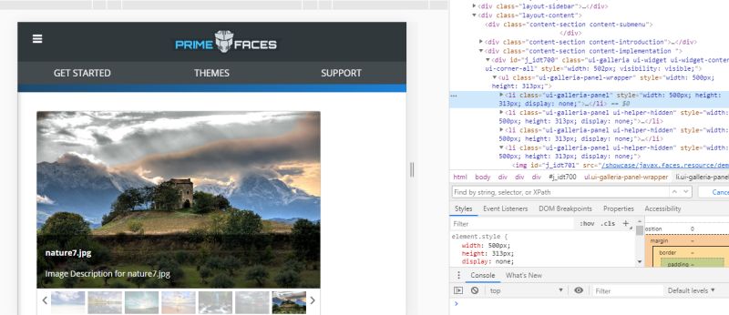 Jsf2 Primefaces P Galleria Example Programming Academy - Minimal Patterns - Creative Ultra HD Collection