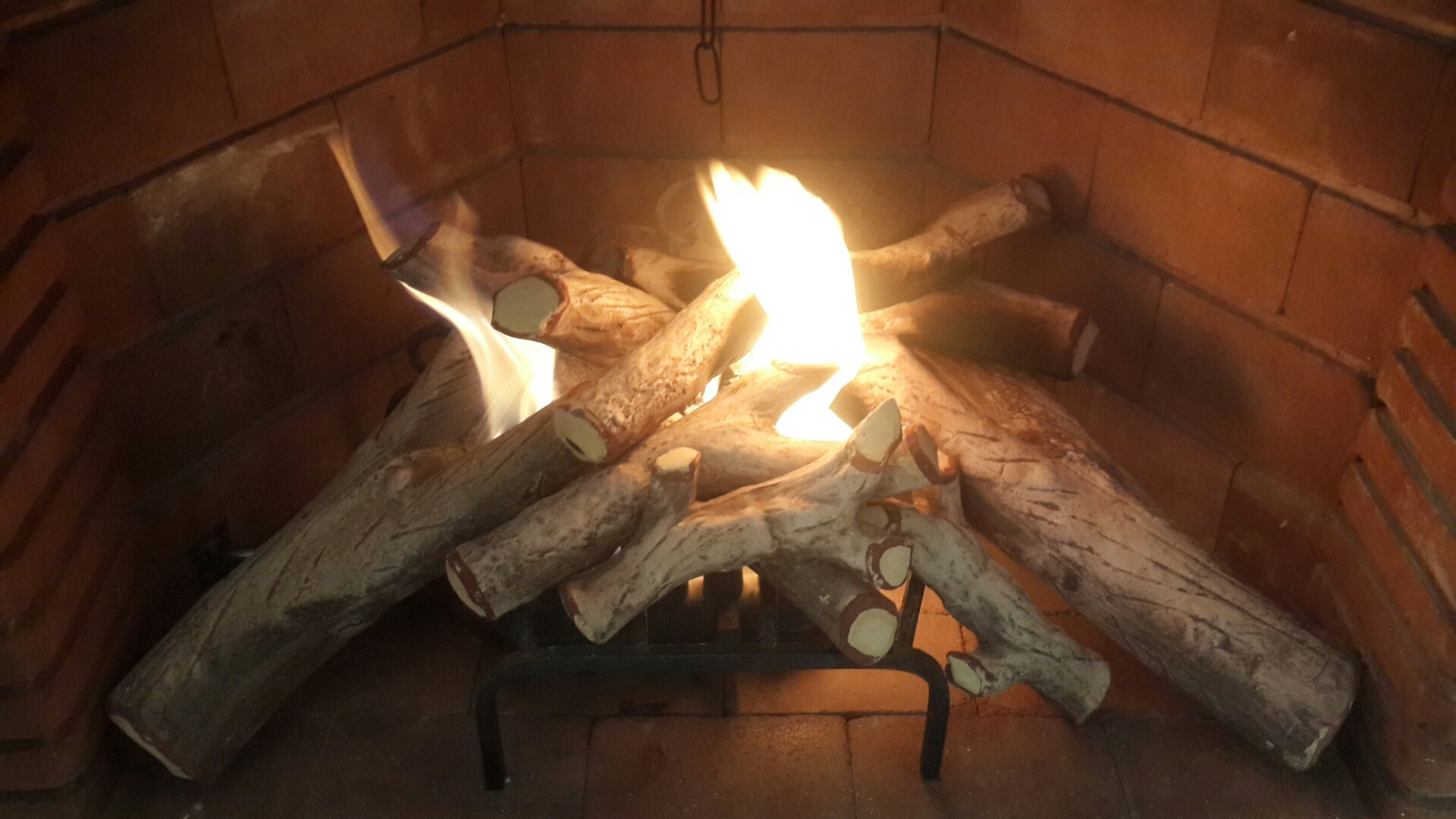 Barton 8pc Ceramic Log Stack Wood Fireplace Log Gas Realistic Logs Set Fireplace Petite Indoor Outdoor Walmart Com Walmart Com