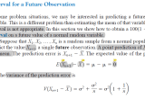 Statistics Prediction Interval Method Explanation Mathematics Stack
