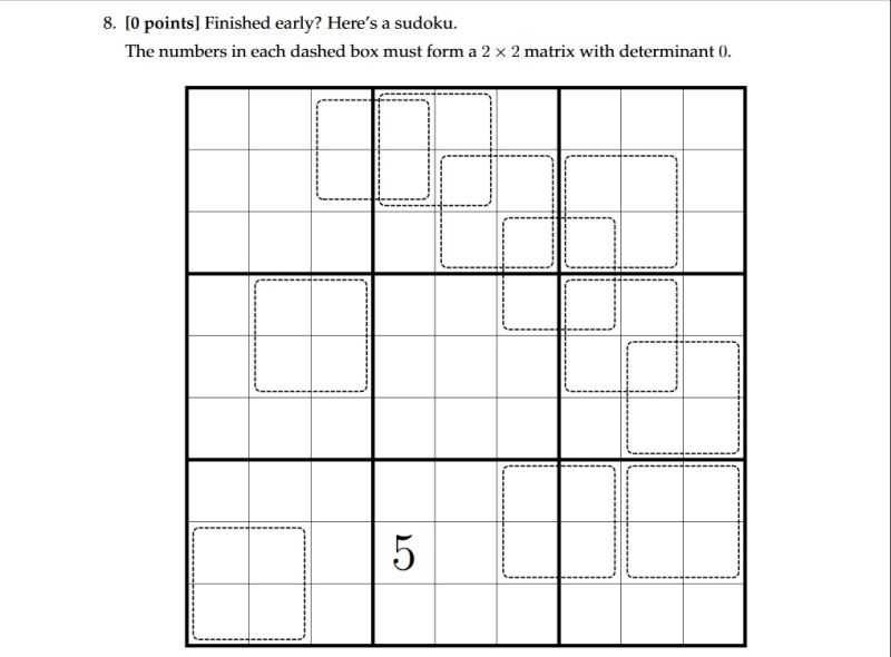 Mathematics The Determinant Sudoku Puzzling Stack Exchange - Amazing Mountain Texture - HD