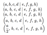 Spacing Setting Of Math Mode Tex Latex Stack Exchange