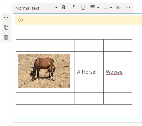 Modern Experience Adding An Image To A Sharepoint Online Table Sharepoint Stack Exchange - Best Dark Textures in Mobile