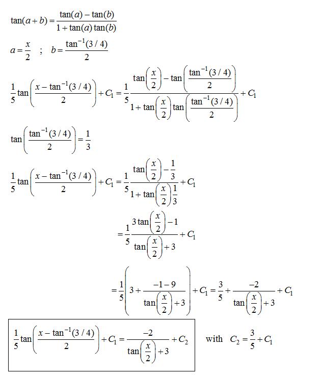 Indefinite Integrals Integration Different Answers From Two Methods Mathematics Stack Exchange - Stunning Geometric Photo - Full HD